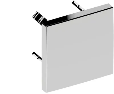 Produktbild von Keuco Abdeckblende IXMO eckig, 90 x 90 mm verchromt