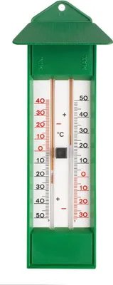 Produktbild von TFA Thermometer Analog Max-Min QuecksilberfreiGrün