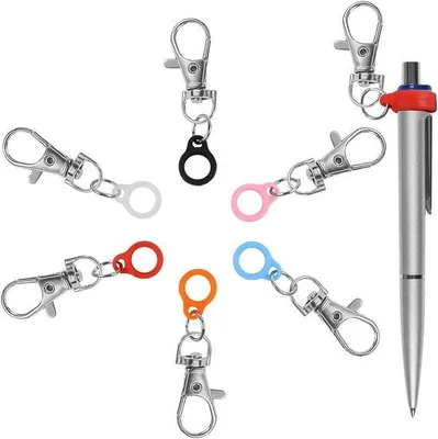 Produktbild von 6-teilig Clip-on-Penhalter für Badgehalter - für Keycord, Krankenpflege und Röntgenmarkerhalter