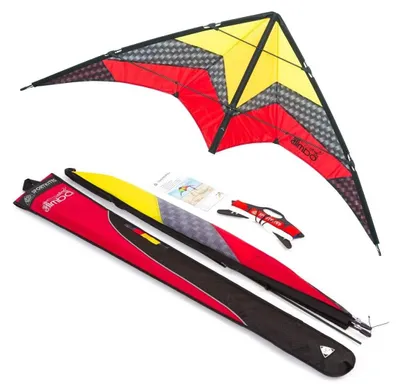 Image de HQ Kites Cerf-volant HQ Limbo II rouge lava