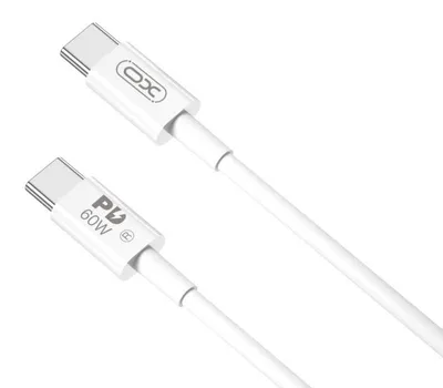 Immagine prodotto di Cavo di ricarica e trasferimento dati XO cable NB-Q190B PD USB-C - USB-C 2,0m 60W, Bianco