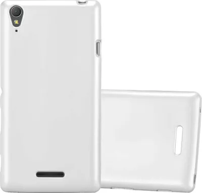 Produktbild von Cadorabo Schutzhülle für Sony Xperia T3 Hülle in Silber Handyhülle TPU Silikon Etui Cover Case
