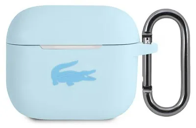 Zdjęcie produktu dla Etui Lacoste do AirPods 3 silikon niebieski