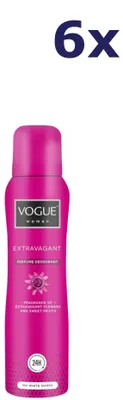 Produktbild von 6x Vogue Deospray – Extravagant 150 ml