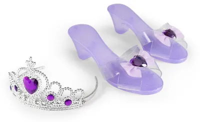 Obrázok produktu pre Princezná súprava s topánkami fialová