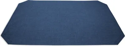 Produktbild von Tischset blau 35x50 cm Leinenoptik Stoff Platzset beschichtet