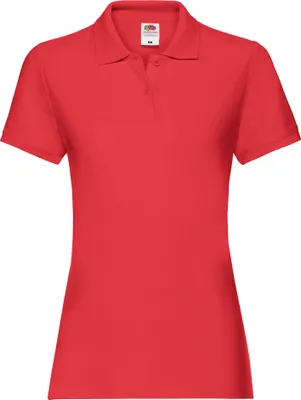 Produktbild von Fruit of the Loom - "Premium" Poloshirt für Damen RW8418 (XL) (Rot)