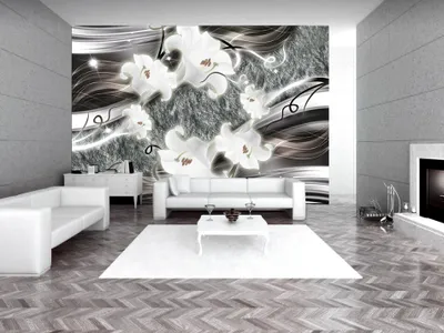Produktbild von Vlies Fototapete 400x280 cm Tapeten Wandtapete XXL Blumen Abstrakt b-A-0159-a-d