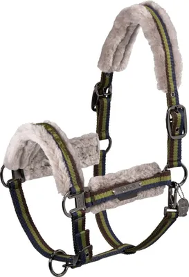 Image de Eskadron Platinum 24 Double Pin Girth Licol en Fourrure artificielle