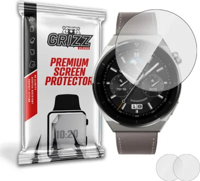Zdjęcie produktu dla Szkło hybrydowe GrizzGlass HybridGlass dla Huawei Watch GT 3 Pro 46 mm