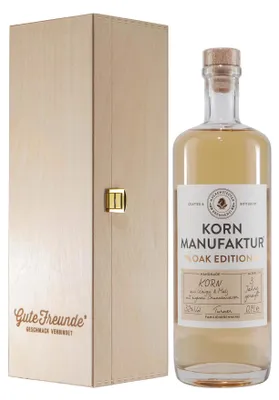 Produktbild von Mackenstedter Korn Manufaktur Oak Edition mit Geschenk-HK