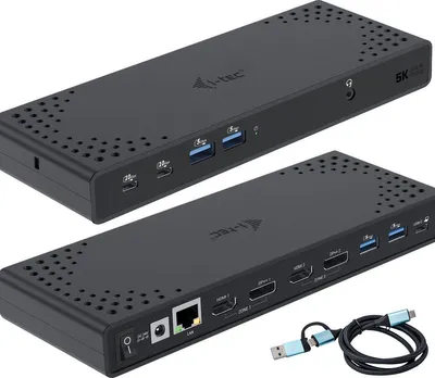 Image de i-tec CADUA4KDOCKPDL2IT station d'accueil Avec fil USB 3.2 Gen 1 (3.1 Gen 1) Type-C Noir