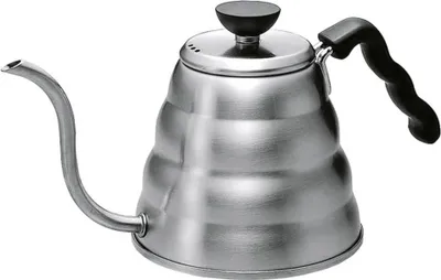 Obrázek produktu pro Hario VKB-120-HSV V60 Good Wasserkessel 1200ml, silber/schwarz