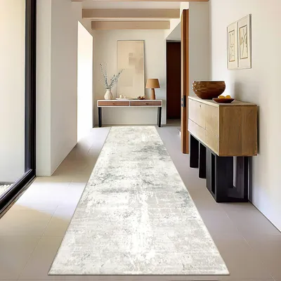 Obrázok produktu pre Protisklzová podlahová rohož, 80 x 300 cm, béžová