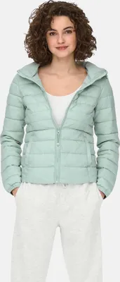 Produktbild von ONLY Damen Steppjacke ONLTAHOE Herbst Übergangsjacke mit Kapuze | XS
