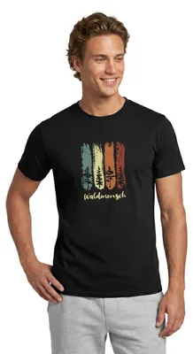 Produktbild von Spreadshirt Waldmensch im Wald  Outdoor Design Männer T-Shirt, 3XL, Schwarz