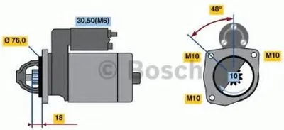 Immagine prodotto di Avviamento BOSCH 0 986 022 631
