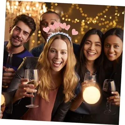 Produktbild von Herzförmiges Pride-Stirnband für Damen, Haaraccessoire für Partys und als Valentinstagsgeschenk