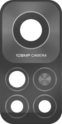 Image de Clappio, Lentille de la caméra arrière pour Xiaomi Mi 10T Pro, 100% compatible, Noir