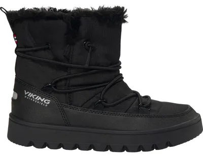 Produktbild von Viking Kinder Stiefel Snowflake Warm WP SL Schwarz 36