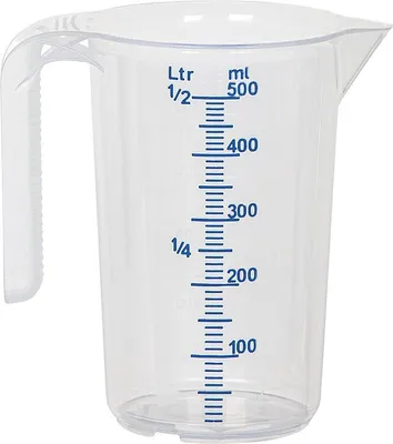 Produktbild von Hünersdorff Messbecher transparent