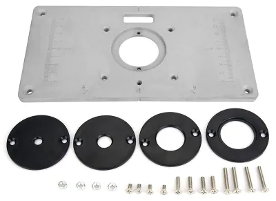 Productafbeelding van Elzusha - Aluminium Router Tafel Inzetplaat voor Houtbewerking