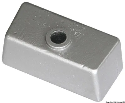 Image de Anode de pied en magnésium, cubique , 1 pièce