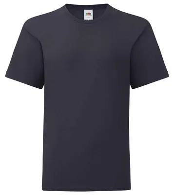 Image de Fruit of the Loom - "Iconic" T-Shirt für Kinder LT3179 (140-146) (Marineblau)