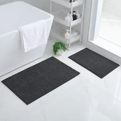 Obrázok produktu pre Omgoods – Súprava podložiek pod sprchu – 2 kusy, protišmykové a vysoko savé