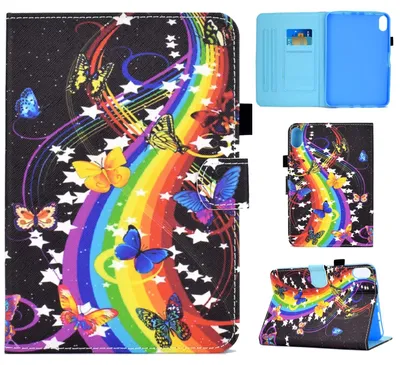 Produktbild von Für Apple iPad 11. Gen A16 2025 / 10.9 2022 Kunstleder Tablet Tasche Motiv 15 Hülle Etuis