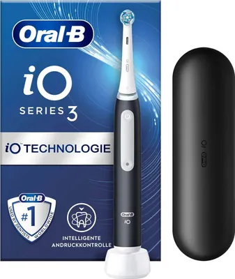 Produktbild von Oral-B iO Series 3 Matt Black s cestovným puzdrom