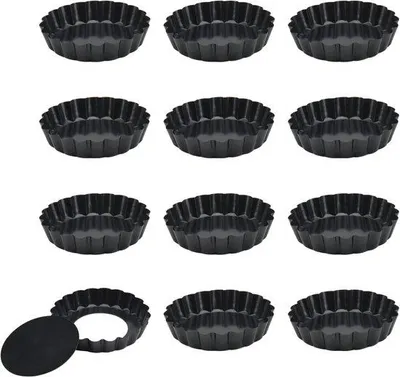 Produktbild von Famanu Mini-Tarteformen 10 cm, rund, riffelrand, ohne Marke