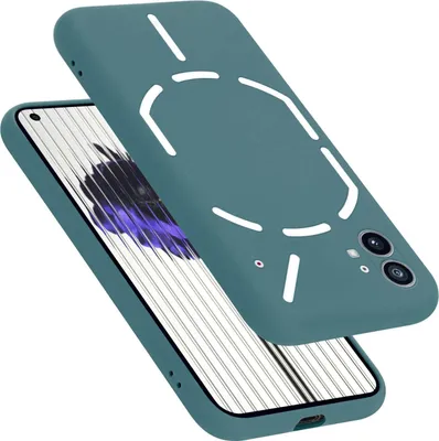 Produktbild von Cadorabo Hülle für Nothing Phone (1) Hülle Silikon Handyhülle Case aus flüssigem Silikon, Kratzfeste und stoßfeste Schutzhülle für Nothing Phone (1)