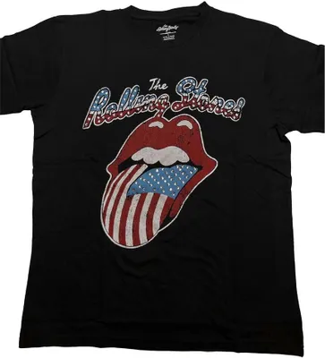 Produktbild von The Rolling Stones - T-Shirt für Herren/Damen Uni RO4086 (M) (Schwarz)