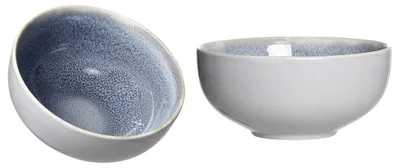 Produktbild von Ritzenhoff & Breker Skagen Schale, Müslischale, Dessertschale, Schüssel, Porzellan, Grau / Stone, Ø 15 cm, 420173