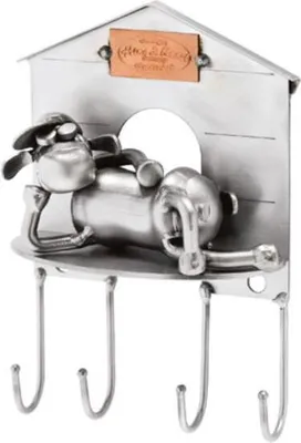 Produktbild von Handgemachter Schlüsselhalter Schaf aus Metall – Unikat