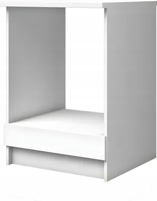 Produktbild von Szafka Kuchenna Stojąca pod Piekarnik 60x60x82 Biała Matowa Z Blatem