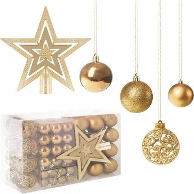 Immagine prodotto di Baubles per albero di Natale 100 pezzi Baubles artificiali per albero di Natale Ø 3 cm 4 cm 6 cm Decorazioni per albero di Natale