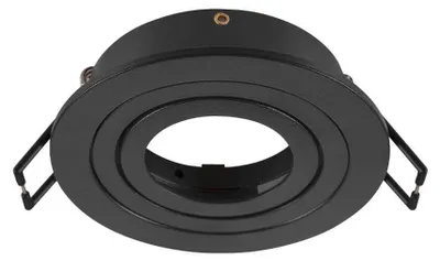 Productafbeelding van Inbouwring New Tria 75 rond zwart - zonder fitting