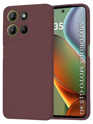 Obrázok produktu pre Techsuit - SoftFlex ochranný obal na Motorola Moto G15 / G15 Power – bordovočervený