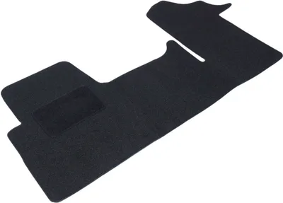 Image de Tapis De Sol Noir Velours Pour Renault Master 2010-2024, Ajustement précis, Base Antidérapante, Renforcée dans la Zone de la Pédale