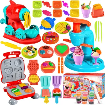 Immagine prodotto di Set di utensili da cucina per bambini, 51 pezzi, 12 colori, accessori, giocattolo educativo per ragazzi e ragazze