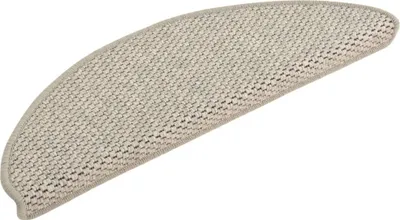 Immagine prodotto di Tappeti Autoadesivi Scale Aspetto Sisal 15 pz 65x21x4cm Argento