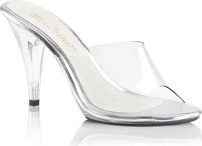 Produktbild von CARESS-401 Damen Slipper von Fabulicious, Transparent EU 40, US 10
