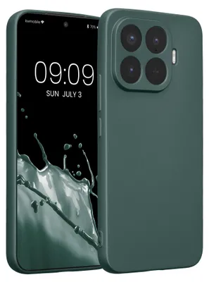 Produktbild von kwmobile Handyhülle für Xiaomi 17T Pro Hülle - weiche Silikon Case metallisch schimmernd - Schutzhülle Cover - Metallic Petrol