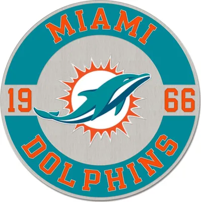 Zdjęcie produktu dla NFL Universal Schmuck Caps PIN Miami Dolphins Założone