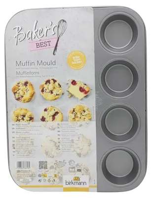 Produktbild von Birkmann Bakers Best, Muffinform, Höhe 3 cm, für 12 Stück,