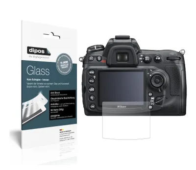 Produktbild von 2x Schutzfolie für Nikon D300S matt - Anti-Shock 9H Folie dipos Glass Kunststoffglas