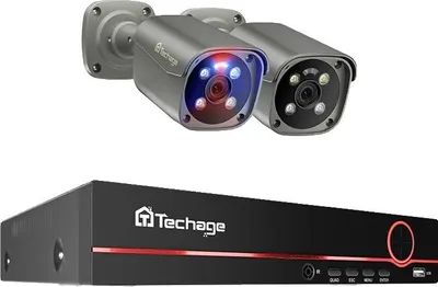 Image de Système de caméra de surveillance, Détection IA, Fonction interphone, CAMÉRA 8CH 2PCS 8MP, Pas de HDD intégré, CAMÉRA 8CH 2PCS 8MP, Pas de HDD intégré