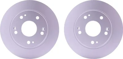 Produktbild von 2 Bremsscheiben voll Ø 64,2 mm 9 mm HELLA passend für u.a. HONDA CIVIC